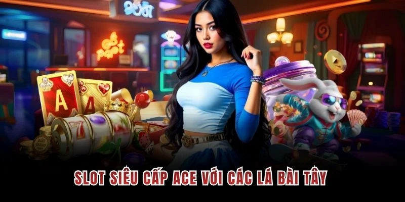 Slot Siêu Cấp Ace với các lá bài Tây